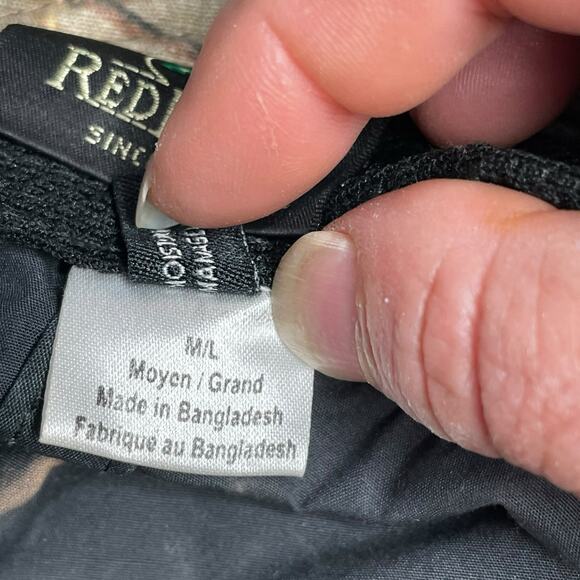 Redhead Camo Bucket Hat Boonie Medium/Large Chin Strap Hike Fish Hunt Outdoor - Picture 9 of 14